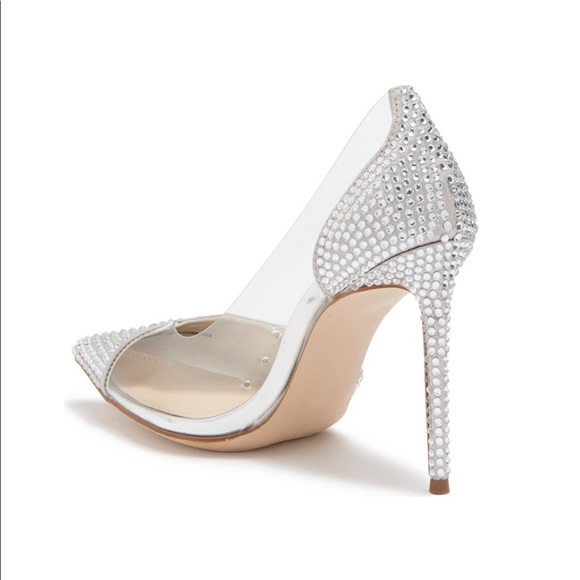 Steve Madden Lili Silver Studded Pump size 7.5 - Picture 4 of 12